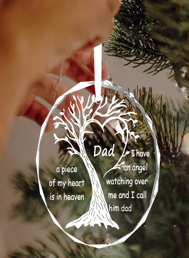 Rainhonor Christmas Memorial Gift, Bereavement Sympathy Gift for Loss of Loved One Father, Christmas Tree Remembrance Hanging Pendant Remembrance Gifts for Loss of Mather Memory Mom Sympathy (dad) - Image 4